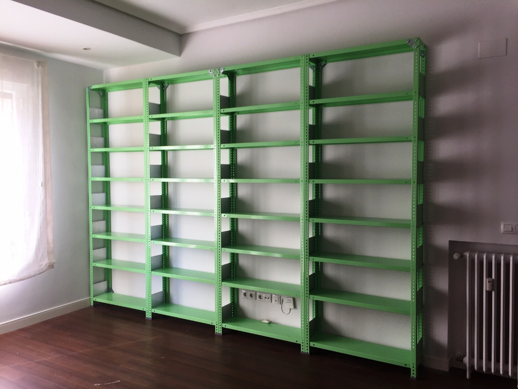 ESTANTERIA COLOR VERDE